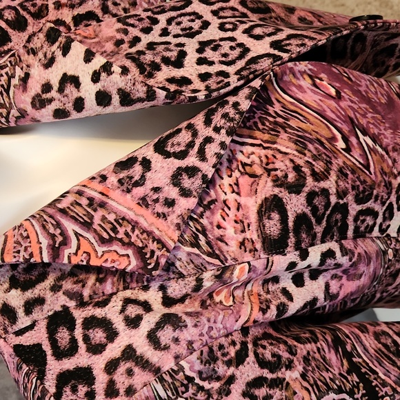 Scapa Lauren Perre Pink Multi-colored Blazer Jacket Sz MD - Picture 2 of 6